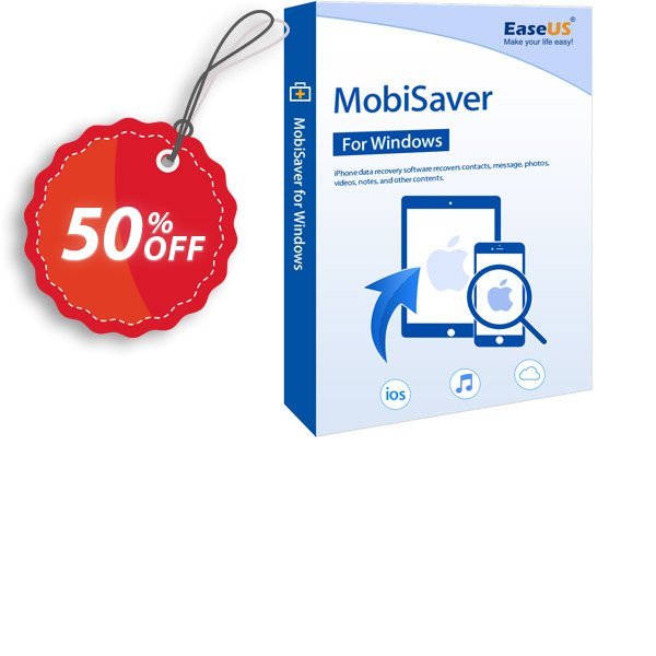 EaseUS MobiSaver Pro, Yearly Coupon, discount 確定申告シーズン:EaseUS PDFエディ. Promotion: Wonderful promotions code of EaseUS MobiSaver Pro (1 year), tested & approved