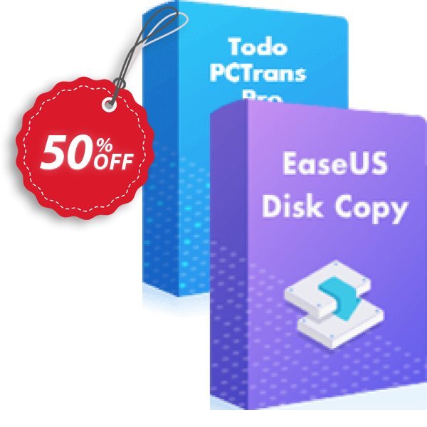 Bundle: EaseUS Disk Copy Pro + PCTrans Pro Lifetime Coupon, discount World Backup Day Celebration. Promotion: Wonderful promotions code of Bundle: EaseUS Disk Copy Pro + PCTrans Pro Lifetime, tested & approved