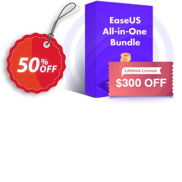 EaseUS All-In-One Bundle 1-month Plan Coupon, discount 確定申告シーズン:EaseUS PDFエディ. Promotion: Wonderful promotions code of EaseUS All-In-One Bundle 1-month License, tested & approved