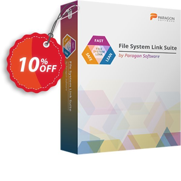 Paragon File System Link Business Suite Coupon, discount 10% OFF Paragon File System Link Business Suite, verified. Promotion: Impressive promotions code of Paragon File System Link Business Suite, tested & approved