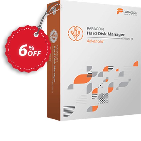 Paragon Hard Disk Manager Advanced, 1 PC Plan  Coupon, discount 10% OFF Paragon Hard Disk Manager Advanced (1 PC License), verified. Promotion: Impressive promotions code of Paragon Hard Disk Manager Advanced (1 PC License), tested & approved