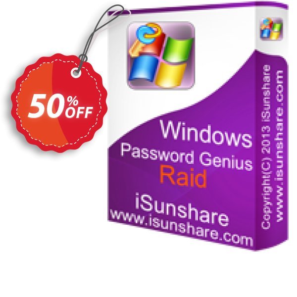 iSunshare WINDOWS Password Genius Raid Coupon, discount iSunshare discount (47025). Promotion: iSunshare discount coupons