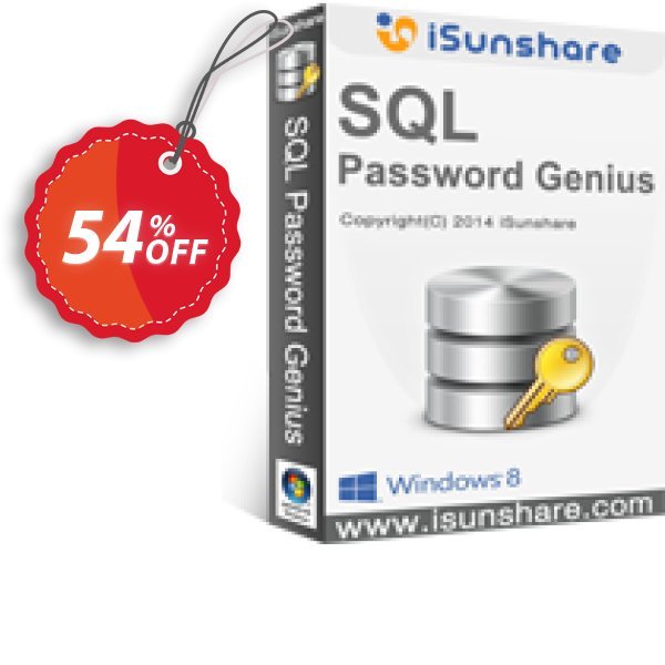 iSunshare SQL Password Genius Coupon, discount iSunshare discount (47025). Promotion: iSunshare discount coupons