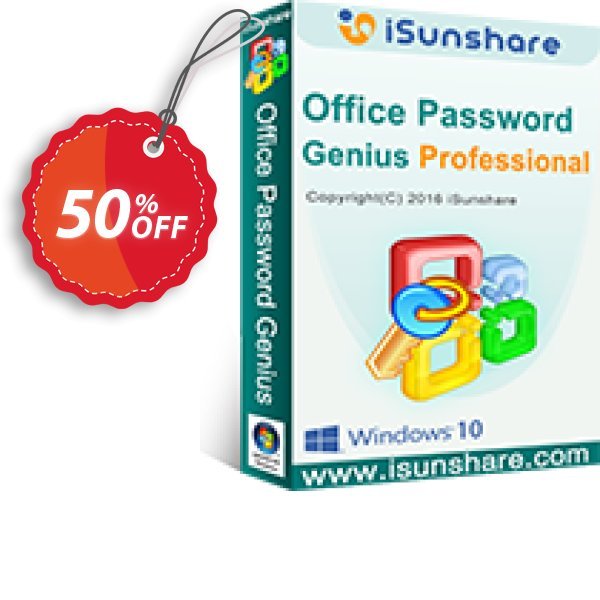 iSunshare Office Password Genius Make4fun promotion codes