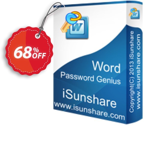 iSunshare Word Password Genius Coupon, discount iSunshare discount (47025). Promotion: iSunshare discount coupons