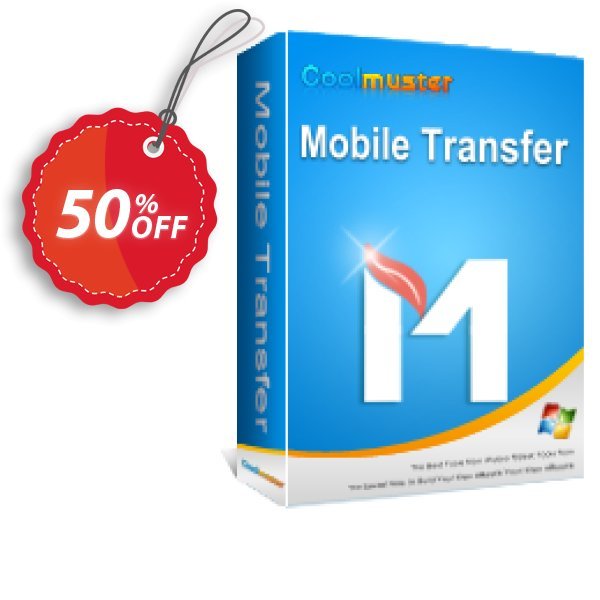 Coolmuster Mobile Transfer Lifetime Plan, 26-30 PCs  Coupon, discount 50% OFF Coolmuster Mobile Transfer Lifetime License (26-30 PCs), verified. Promotion: Special discounts code of Coolmuster Mobile Transfer Lifetime License (26-30 PCs), tested & approved