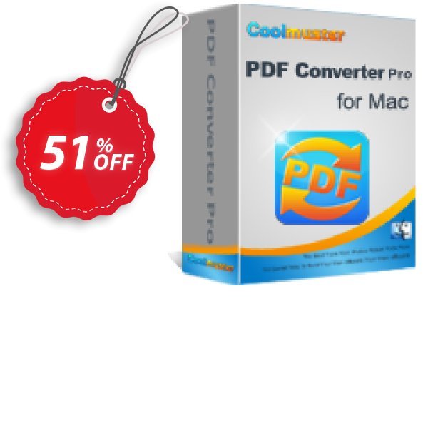 Coolmuster PDF Converter Pro for MAC Coupon, discount affiliate discount. Promotion: 