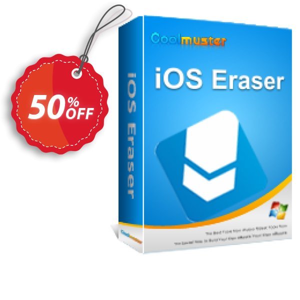 Coolmuster iOS Eraser - Lifetime Plan, 6-10PCs Coupon, discount affiliate discount. Promotion: