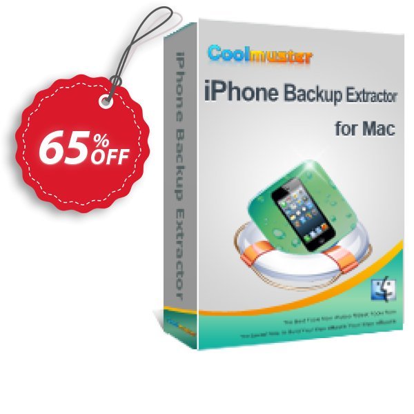 Coolmuster iPhone Backup Extractor for MAC Coupon, discount 65% OFF Coolmuster iPhone Backup Extractor for Mac, verified. Promotion: Special discounts code of Coolmuster iPhone Backup Extractor for Mac, tested & approved