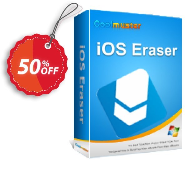 Coolmuster iOS Eraser - Yearly Plan, 6-10PCs Coupon, discount affiliate discount. Promotion: