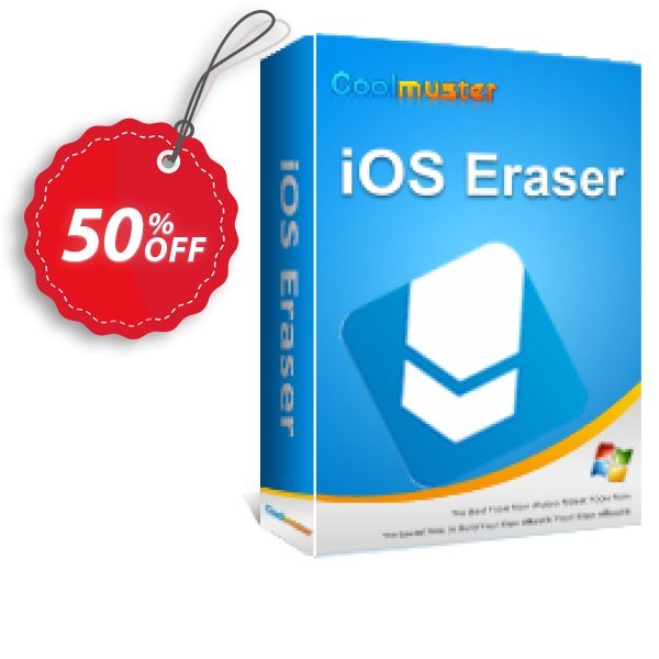 Coolmuster iOS Eraser - Yearly Plan, 21-25PCs Coupon, discount affiliate discount. Promotion: