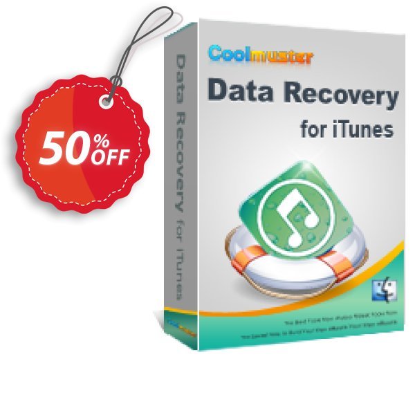 Coolmuster Data Recovery for iTunes, MAC  Coupon, discount affiliate discount. Promotion: 