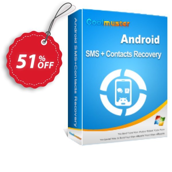 Coolmuster Android SMS+Contacts Recovery - Yearly Plan, 3 Devices, 1 PC Coupon, discount affiliate discount. Promotion: