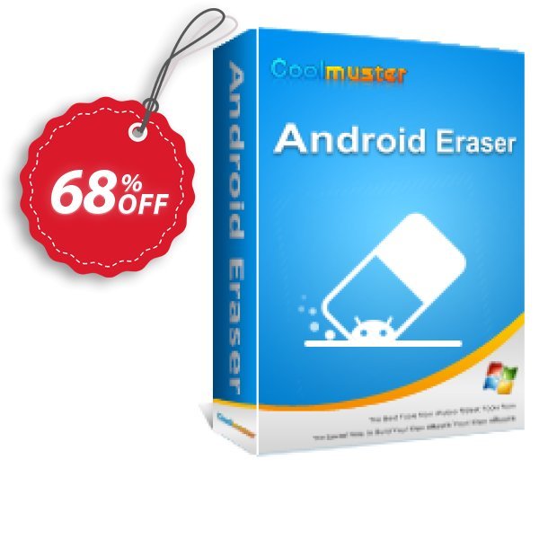 Coolmuster Android Eraser Coupon, discount affiliate discount. Promotion: 