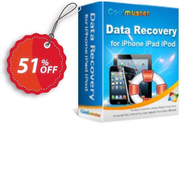 Coolmuster Data Recovery for iPhone iPad iPod Coupon, discount affiliate discount. Promotion: 