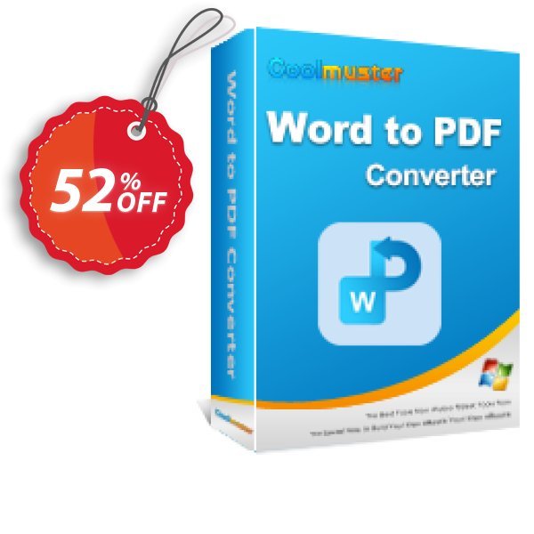 Coolmuster Word to PDF Converter Coupon, discount affiliate discount. Promotion: 