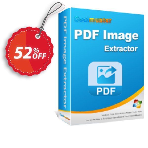 Coolmuster PDF Image Extractor Coupon, discount affiliate discount. Promotion: