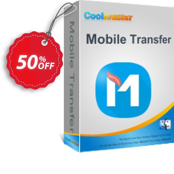 Coolmuster Mobile Transfer for MAC Lifetime, 6-10 PCs  Coupon, discount affiliate discount. Promotion: 