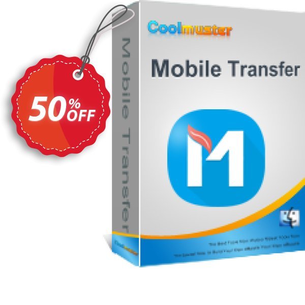 Coolmuster Mobile Transfer for MAC - Yearly, 26-30PCs Coupon, discount affiliate discount. Promotion:
