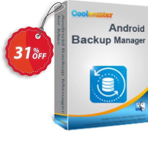 Coolmuster Android Backup Manager for MAC - Yearly Plan, 1 PC Coupon, discount Aff promotion. Promotion: Staggering offer code of Coolmuster Android Backup Manager for Mac - 1 Year License(1 PC) 2024