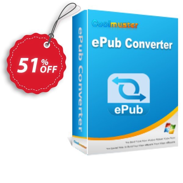 Coolmuster ePub Converter Coupon, discount affiliate discount. Promotion: 