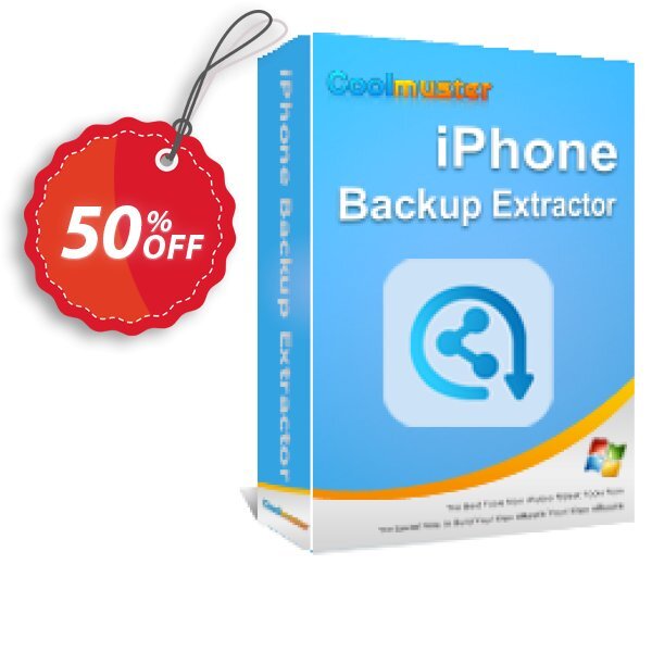 Coolmuster iPhone Backup Extractor - Lifetime Plan, 5 PCs Coupon, discount Coolmuster iPhone Backup Extractor - Lifetime License(5 PCs) Stunning sales code 2025. Promotion: Stunning sales code of Coolmuster iPhone Backup Extractor - Lifetime License(5 PCs) 2024