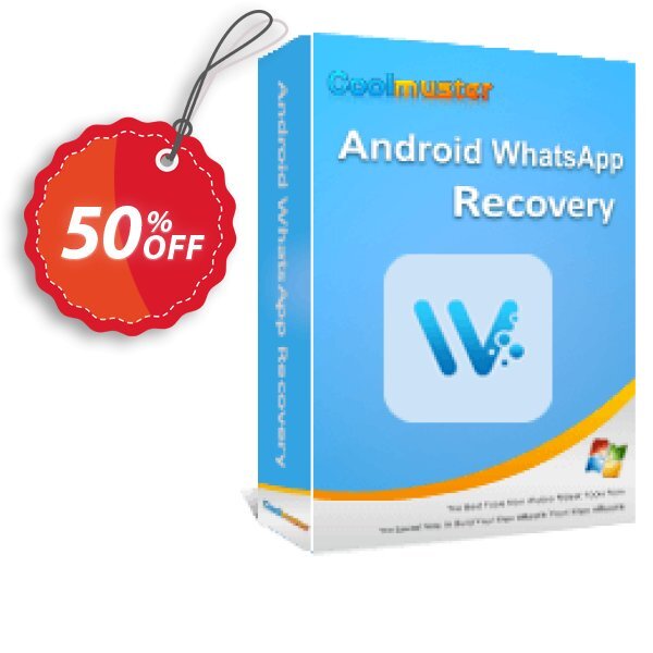 Coolmuster Android WhatsApp Recovery - Yearly Plan, 9 Devices, 3 PCs Coupon, discount Coolmuster Android WhatsApp Recovery - 1 Year License(9 Devices, 3 PCs) Big discount code 2025. Promotion: Big discount code of Coolmuster Android WhatsApp Recovery - 1 Year License(9 Devices, 3 PCs) 2024