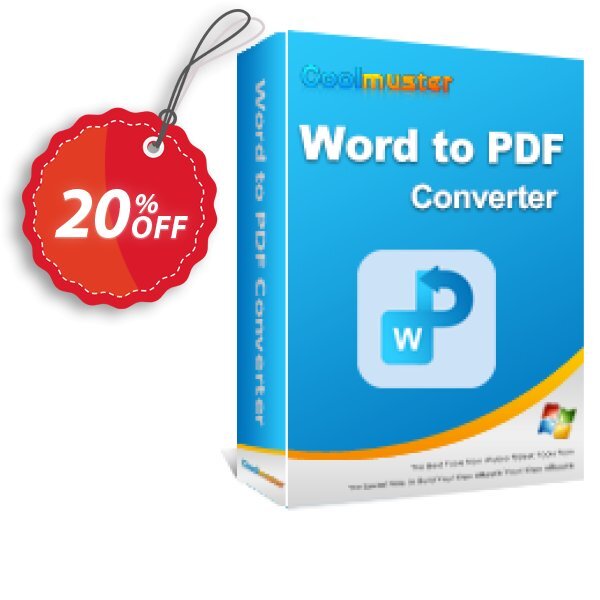 Coolmuster Word to PDF Converter - Yearly Plan, 5 PCs Coupon, discount Coolmuster Word to PDF Converter - 1 Year License(5 PCs) Fearsome promo code 2025. Promotion: Fearsome promo code of Coolmuster Word to PDF Converter - 1 Year License(5 PCs) 2024