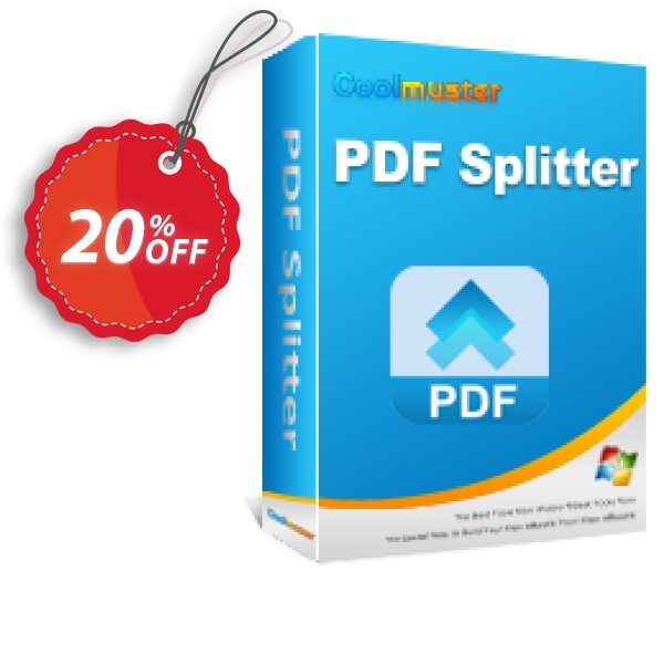Coolmuster PDF Splitter - Yearly Plan, 10 PCs Coupon, discount Coolmuster PDF Splitter - 1 Year License(10 PCs) Special discounts code 2025. Promotion: Special discounts code of Coolmuster PDF Splitter - 1 Year License(10 PCs) 2024