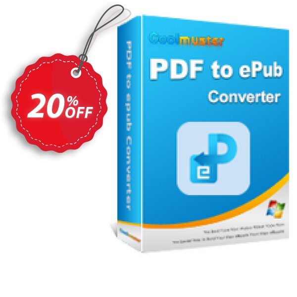 Coolmuster PDF to ePub Converter - Yearly Plan, 10 PCs Coupon, discount Coolmuster PDF to ePub Converter - 1 Year License(10 PCs) Hottest discount code 2025. Promotion: Hottest discount code of Coolmuster PDF to ePub Converter - 1 Year License(10 PCs) 2024