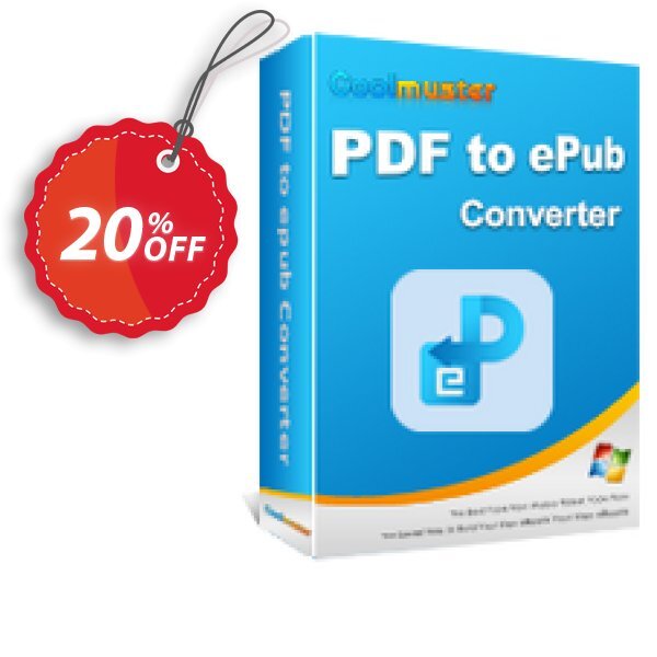 Coolmuster PDF to ePub Converter - Monthly Plan, 10 PCs Coupon, discount Coolmuster PDF to ePub Converter - 1 Month License(10 PCs) Staggering discounts code 2025. Promotion: Staggering discounts code of Coolmuster PDF to ePub Converter - 1 Month License(10 PCs) 2024