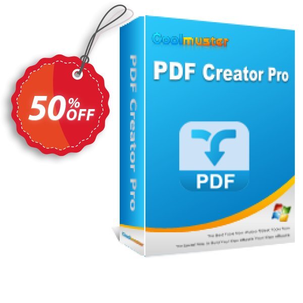 Coolmuster PDF Creator Pro Coupon, discount affiliate discount. Promotion: 