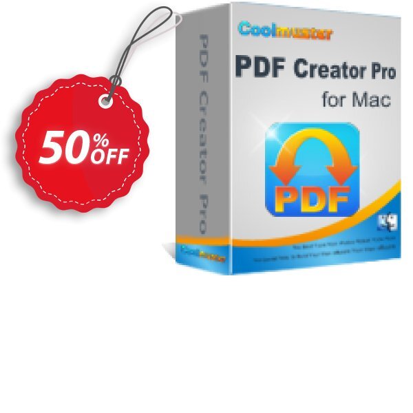 Coolmuster PDF Creator Pro for MAC Coupon, discount affiliate discount. Promotion: