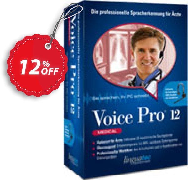 Voice Pro 12 Medical Coupon, discount Coupon code Voice Pro 12 Medical. Promotion: Voice Pro 12 Medical offer from Linguatec