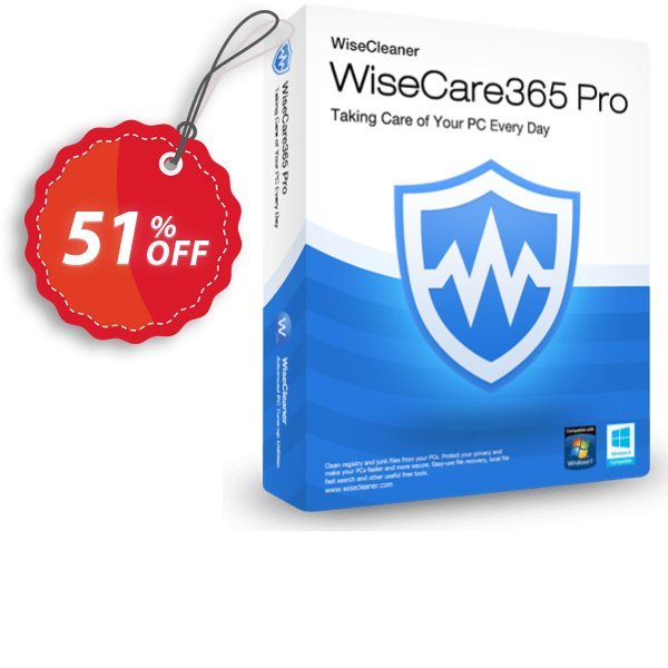 Wise Care 365 Pro Yearly, Family Pack  Coupon, discount Affiliate Discount. Promotion: 