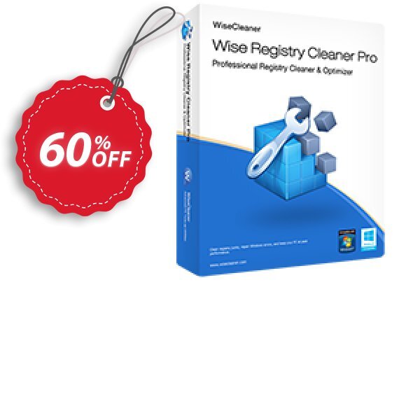 Wise Registry Cleaner Pro Coupon, discount 34% OFF Wise Registry Cleaner Pro, verified. Promotion: Fearsome discounts code of Wise Registry Cleaner Pro, tested & approved