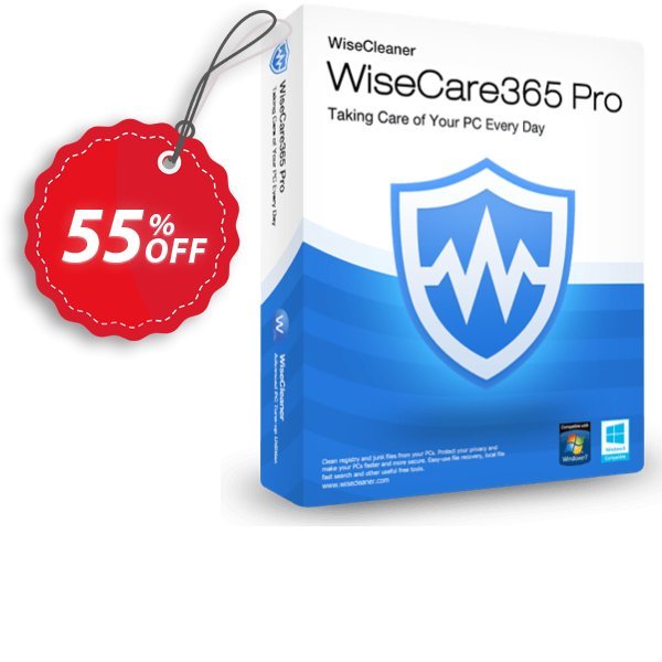 Wise Care 365 Pro Lifetime, Family Pack  Coupon, discount 55% OFF Wise Care 365 Pro Lifetime (Family Pack), verified. Promotion: Fearsome discounts code of Wise Care 365 Pro Lifetime (Family Pack), tested & approved