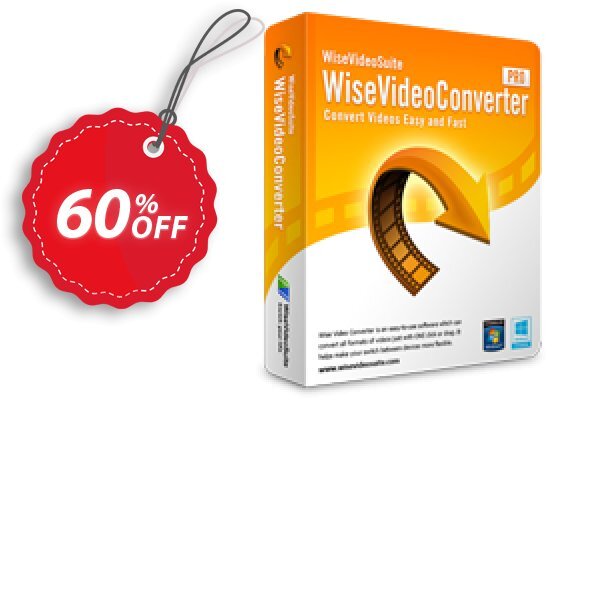 Wise Video Converter Pro Coupon, discount 40% OFF Wise Video Converter Pro, verified. Promotion: Fearsome discounts code of Wise Video Converter Pro, tested & approved