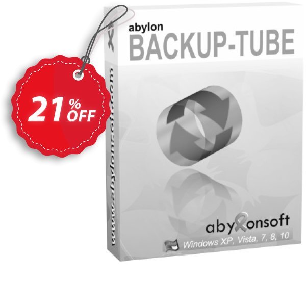 abylon BACKUP-TUBE Coupon, discount 20% OFF abylon BACKUP-TUBE, verified. Promotion: Big sales code of abylon BACKUP-TUBE, tested & approved