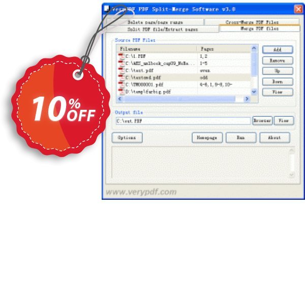 VeryUtils PDF Split-Merge Coupon, discount 10% OFF VeryUtils PDF Split-Merge, verified. Promotion: Wonderful discounts code of VeryUtils PDF Split-Merge, tested & approved