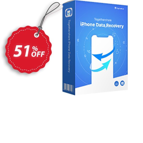 TogetherShare iPhone Data Recovery Coupon, discount 89% OFF TogetherShare iPhone Data Recovery, verified. Promotion: Amazing promo code of TogetherShare iPhone Data Recovery, tested & approved