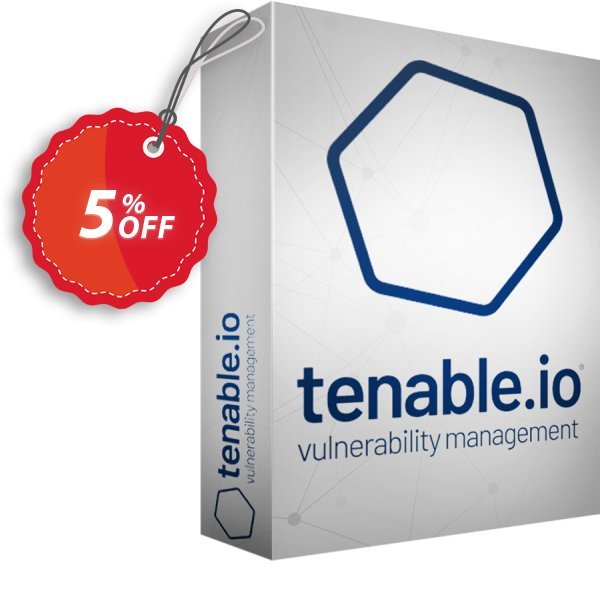 Tenable.io Vulnerability Management, 2 years  Coupon, discount 5% OFF Tenable.io Vulnerability Management (2 years), verified. Promotion: Stunning sales code of Tenable.io Vulnerability Management (2 years), tested & approved