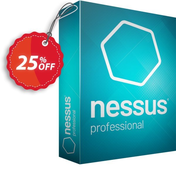 Tenable Nessus professional, 3 Years  Coupon, discount 20% OFF Tenable Nessus professional (3 Years), verified. Promotion: Stunning sales code of Tenable Nessus professional (3 Years), tested & approved