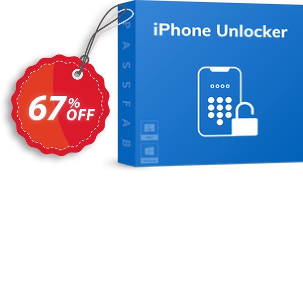 PassFab iPhone Unlocker, for MAC  Coupon, discount 67% OFF PassFab iPhone Unlocker (for Mac), verified. Promotion: Staggering deals code of PassFab iPhone Unlocker (for Mac), tested & approved