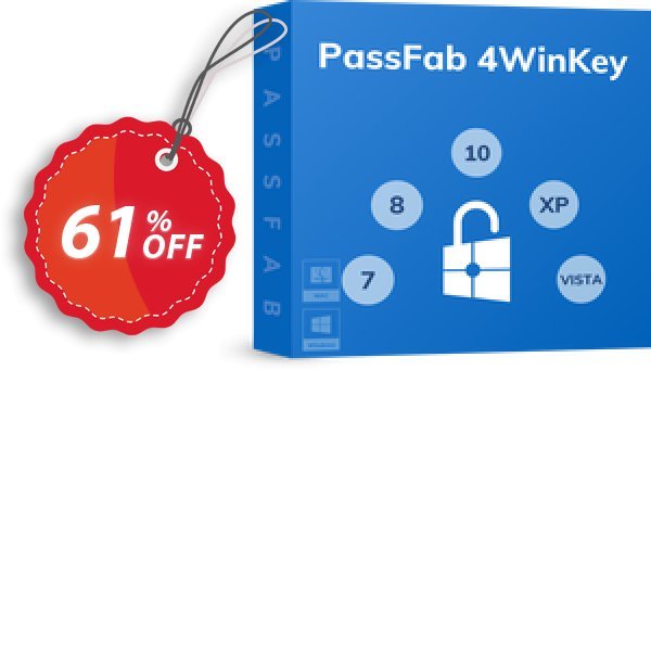 PassFab 4WinKey Coupon, discount 58% OFF PassFab 4WinKey, verified. Promotion: Staggering deals code of PassFab 4WinKey, tested & approved
