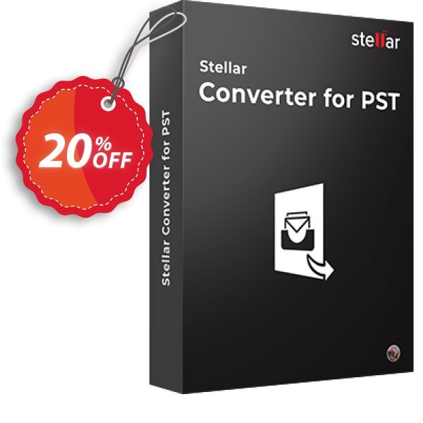 Stellar Outlook PST to MBOX Converter coupon, MAC  Coupon, discount Stellar Converter for PST - Mac [1 Year Subscription] stirring discounts code 2025. Promotion: NVC Exclusive Coupon