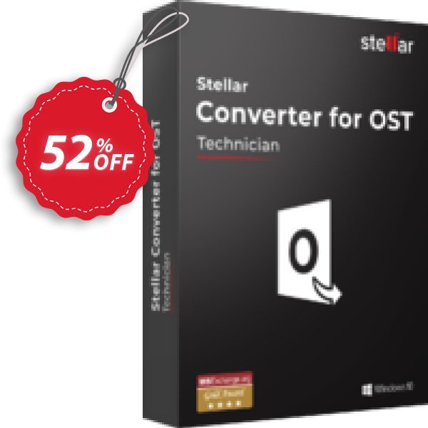 Stellar OST to PST Converter discount, Technician Coupon, discount Stellar Converter for OST Technician wonderful sales code 2025. Promotion: NVC Exclusive Coupon