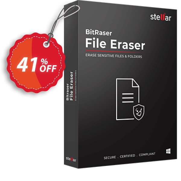 Bitraser file eraser Coupon, discount Stellar Bitraser for File [1 Year Subscription] formidable offer code 2024. Promotion: NVC Exclusive Coupon