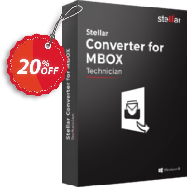 Stellar MBOX to PST Converter offer, Technical  Coupon, discount Stellar Converter for MBOX – Tech awful promotions code 2024. Promotion: NVC Exclusive Coupon