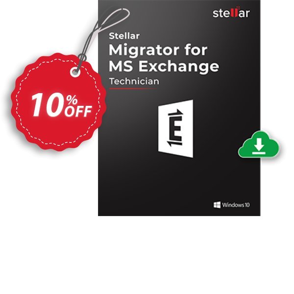 Stellar Migrator for MS Exchange Technician, 500 Mailbox  Coupon, discount Stellar Migrator for MS Exchange Technician(500 Mailbox) Wonderful discount code 2024. Promotion: Wonderful discount code of Stellar Migrator for MS Exchange Technician(500 Mailbox) 2024